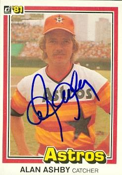 Picture of Alan Ashby autographed Baseball Card (Houston Astros) 1981 Donruss No.259
