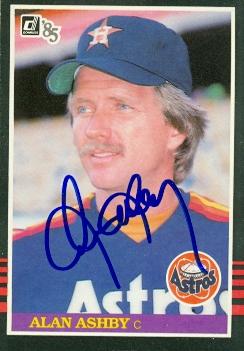 Picture of Alan Ashby autographed Baseball Card (Houston Astros) 1985 Donruss No.283