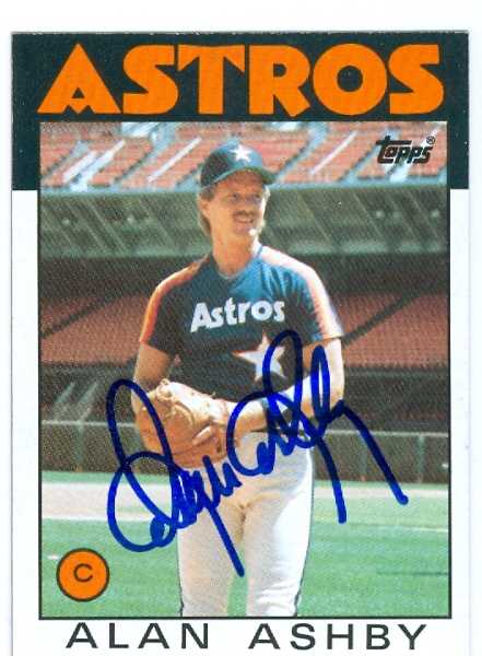 Picture of Alan Ashby autographed Baseball Card (Houston Astros) 1986 Topps No.331