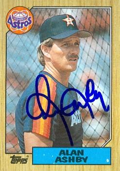 Picture of Alan Ashby autographed Baseball Card (Houston Astros) 1987 Topps No.112