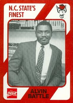 Picture of Alvin Battle Basketball Card (N.C. North Carolina State) 1989 Collegiate Collection No.18