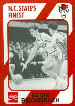 Picture of Eddie Biedenbach Basketball Card (N.C. North Carolina State) 1989 Collegiate Collection No.22