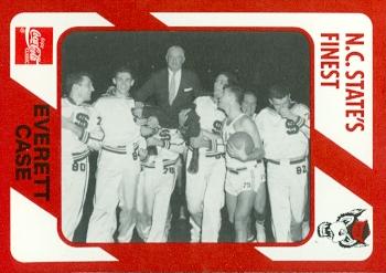 Coach Everett Case Basketball Card (N.C. North Carolina State) 1989 Collegiate Collection No.187