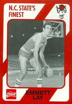 Picture of Emmett Lay Basketball Card (N.C. North Carolina State) 1989 Collegiate Collection No.114