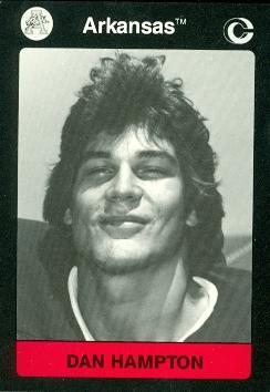 Dan Hampton Football Card (Arkansas) 1991 Collegiate Collection No.6