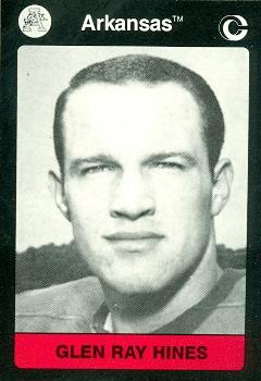 Picture of Glen Ray Hines Football Card (Arkansas) 1991 Collegiate Collection No.83