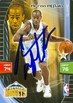 Picture of Arron Afflalo autographed Basketball Card (Denver Nuggets) 2009 Panini Trading Card Game
