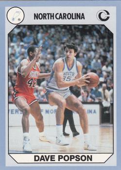 Picture of Dave Popson Basketball Card (North Carolina) 1990 Collegiate Collection No.18