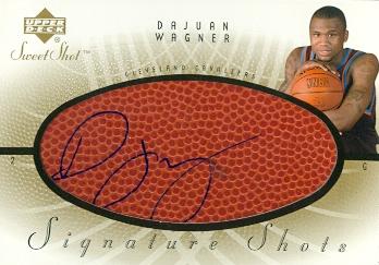Dajuan Wagner autographed Basketball Card (Cleveland Cavaliers) 2002 Upper Deck  Signature Shots No.DW Rookie -  Autograph Warehouse, 110986