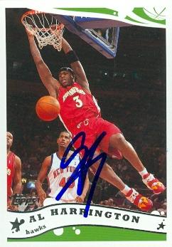 Picture of Al Harrington autographed Basketball Card (Atlanta Hawks) 2005 Topps No.103