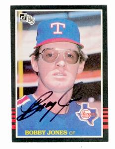 Bobby Jones autographed baseball card (Texas Rangers) 1985 Donruss No.134 -  Autograph Warehouse, 105068