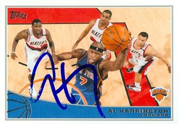 Picture of Al Harrington autographed Basketball Card (New York Knicks) 2009 Topps No.197