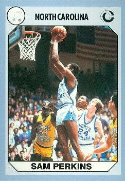 Sam Perkins 1990 Collegiate Collection No.22 Basketball Card