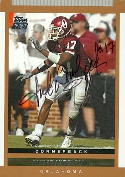 Picture of Andre Woolfolk autographed Football Card (Oklahoma) 2003 Topps No.155 Rookie