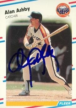 Picture of Alan Ashby autographed Baseball Card (Houston Astros) 1988 Fleer No.439