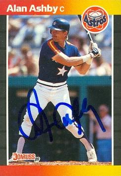Picture of Alan Ashby autographed Baseball Card (Houston Astros) 1989 Donruss No.88