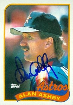 Picture of Alan Ashby autographed Baseball Card (Houston Astros) 1989 Topps No.492
