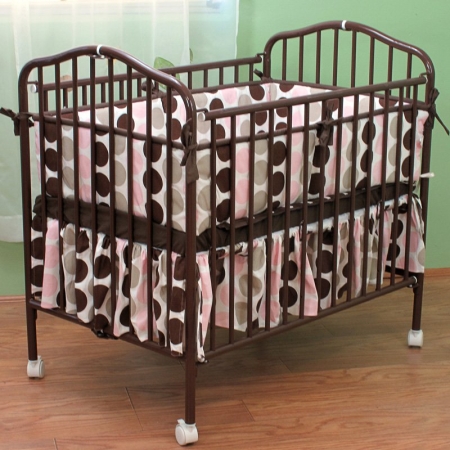 Picture of L A Baby Portable Crib Chocolate