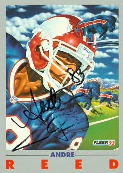 Picture of Andre Reed autographed Football Card (Buffalo Bills) 1993 Fleer No.264