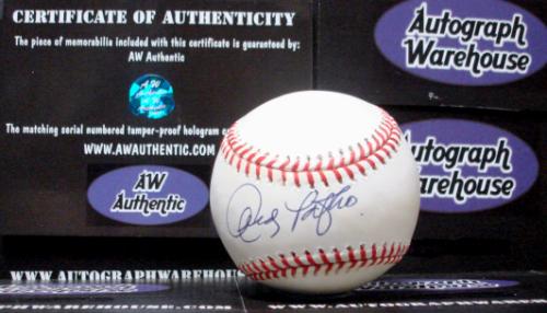 Picture of Andy Pafko autographed official National League Baseball (Brooklyn Dodgers- Milwaukee Braves)