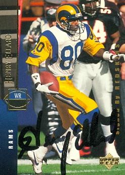 Picture of Henry Ellard autographed Football Card (Los Angeles Rams) 1994 Upper Deck No.75