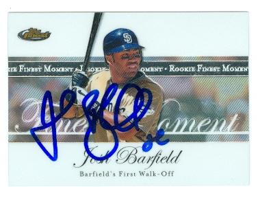 Josh Barfield autographed baseball card (San Diego Padres) 2007 Topps Finest No.RFM-JBA -  Autograph Warehouse, 105253