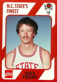 Picture of Max Perry Basketball Card (N.C. North Carolina State) 1989 Collegiate Collection No.177