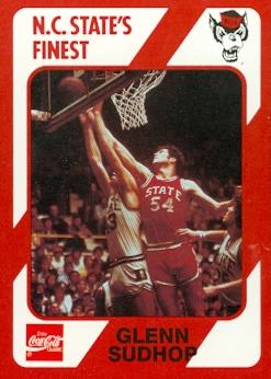 Picture of Glenn Sudhop Basketball Card (N.C. North Carolina State) 1989 Collegiate Collection No.53