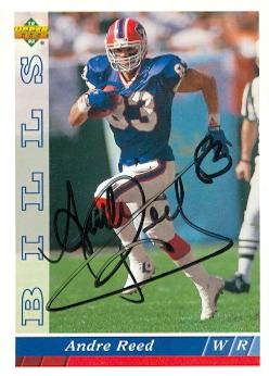 Picture of Andre Reed autographed Football Card (Buffalo Bills) 1993 Upper Deck No.227