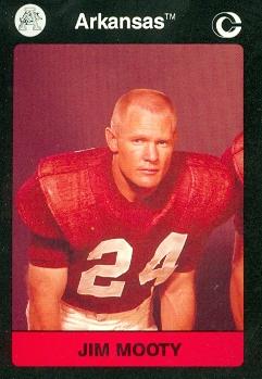 Picture of Jim Mooty Football Card (Arkansas) 1991 Collegiate Collection No.94