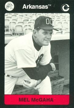 Mel McGaha Baseball Card (Arkansas) 1991 Collegiate Collection No.96