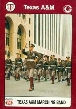 Picture of Fightin&apos; Texas Aggie Marching Band Football Card (Texas A&M) 1991 Collegiate Collection No.80