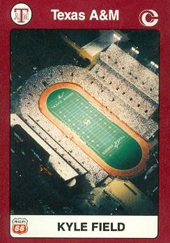 Picture of Aggies Kyle Field Football Card (Texas A&M) 1991 Collegiate Collection No.64