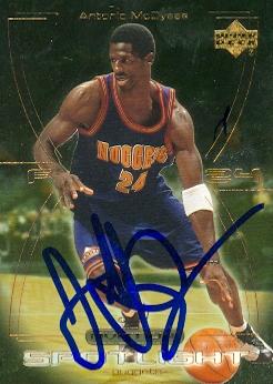 Picture of Antonio McDyess autographed Basketball Card (Denver Nuggets) 2000 Upper Deck Ovation No.OS8