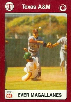 Ever Magallanes Baseball Card (Texas A&M) 1991 Collegiate Collection No.39