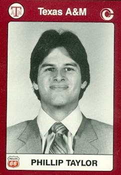 Phillip Taylor Baseball Card (Texas A&M) 1991 Collegiate Collection No.42