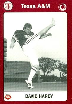 David Hardy Football Card (Texas A&M) 1991 Collegiate Collection No.99 -  Autograph Warehouse, 108181