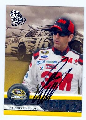 Picture of Greg Biffle autographed trading card (NASCAR Auto Racing) 2009 Press Pass No.120