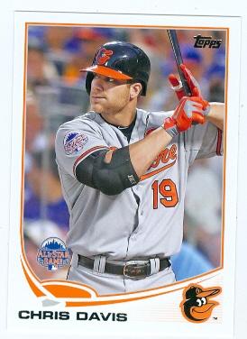 Chris Davis baseball card (Baltimore Orioles) 2013 Topps No.UH363 All Star Game Citifield