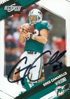 Picture of Greg Camarillo autographed Football Card (Miami Dolphins) 2009 Score No.156