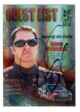 Picture of David Stremme autographed card (Auto Racing Nascar) 2009 Press Pass No.GL 16 of 25