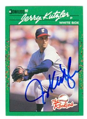 Jerry Kutzler autographed baseball card (Chicago White Sox) 1990 Donruss The Rookies No.25 -  Autograph Warehouse, 104863