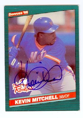 Kevin Mitchell 1986 Donruss The Rookies No.17 - New York Mets