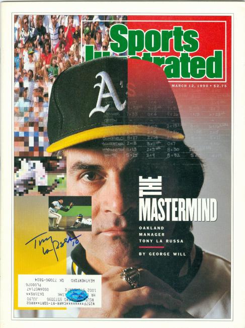 Picture of Tony La Russa autographed Sports Illustrated Magazine (Oakland A&apos;s)