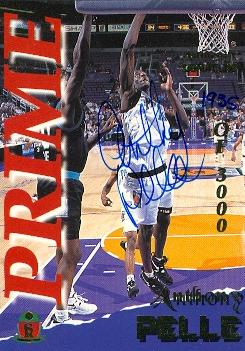 Picture of Anthony Pelle autographed Basketball Card (Fresno State) 1995 Signature Rookies Prime No.29