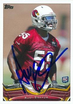 Picture of Alex Okafor autographed Football Card (Arizona Cardinals) 2013 Topps No.88 Rookie