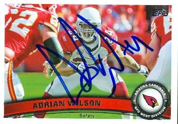 Picture of Adrian Wilson autographed Football Card (Arizona Cardinals) 2011 Topps No.91