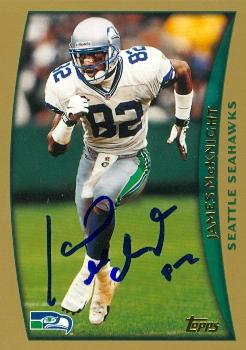 James McKnight autographed Football Card (Seattle Seahawks) 1998 Topps No.167