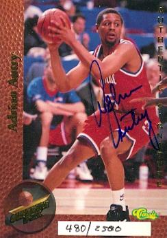 Picture of Adrian Autry autographed Basketball Card (Syracuse) 1995 Superior Pix Rookie