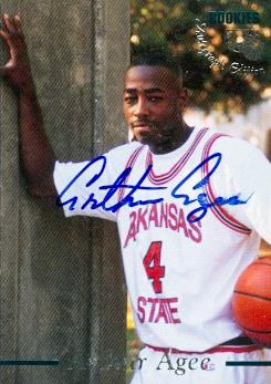 Picture of Arthur Agee autographed Basketball Card (Arkansas State- Hoop Dreams) 1995 Classic Rookies